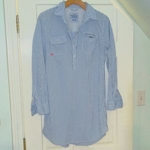 Vineyard Vine Harbor Shirt Cover-up